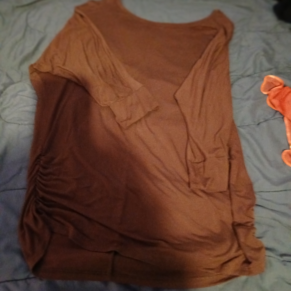 Elegant Brown Women's Top